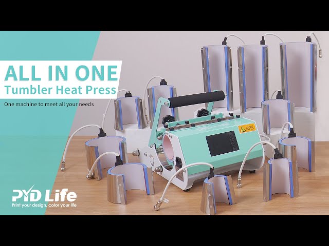 PYD Life All IN ONE Tumbler Heat Press. One Machine to Meet All Your  Sublimation Needs. 