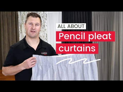 Video: Vad är veckgardiner för blyerts?