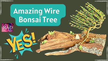 How to Make a Beaded Bonsai Tree (Wire and Beads Bonsai Tree Tutorial)