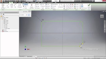 Autodesk Inventor 2016 Tutorial | Creating Fillets And Chamfers
