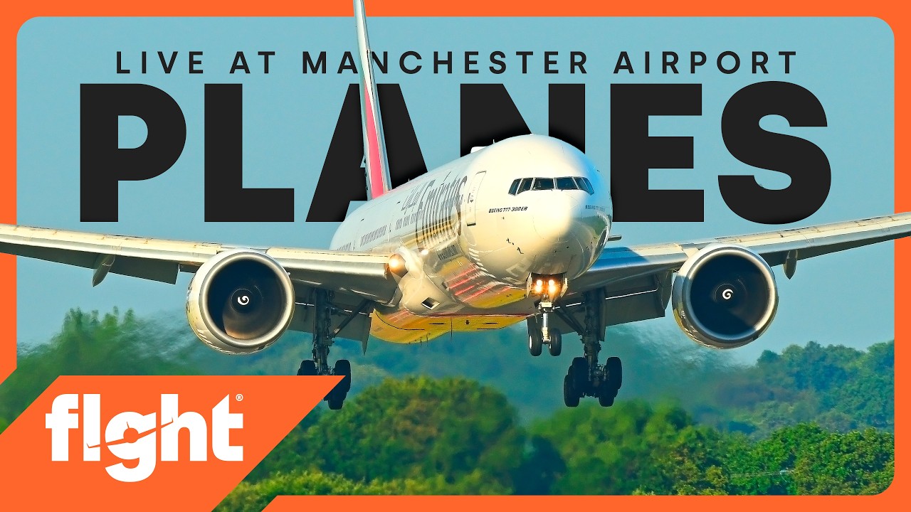 Close-Up Heavy Landings & PIA 777 departure! 🧡 Manchester Airport LIVE