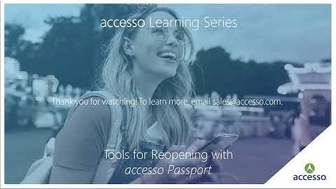 Tools for Reopening with accesso Passport