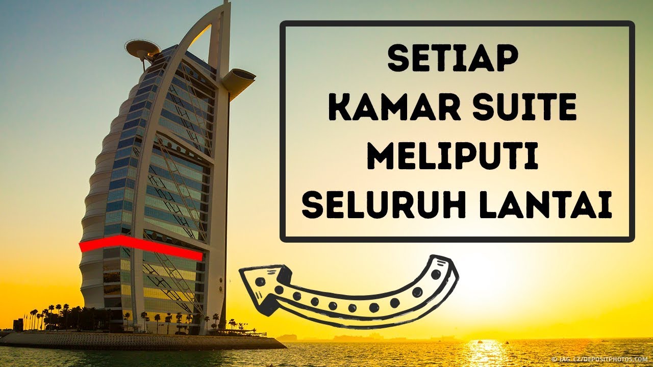 Satu Satunya Hotel Bintang 7 Di Dunia Dari Dalam Youtube
