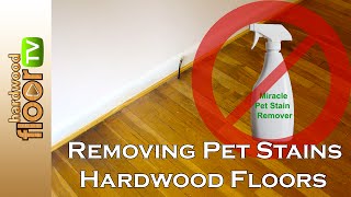 Remove Pet Urine Stains From Hardwood, How To Get Rid Of Pet Stains On Hardwood Floors