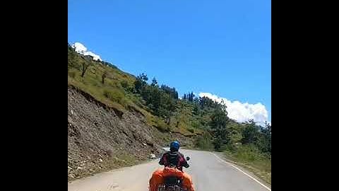 Riding Through Hill/Mountain