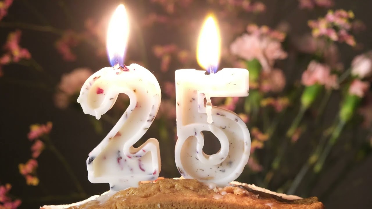 Happy Birthday to you | 25 years | Twenty five years | Virtual Candle