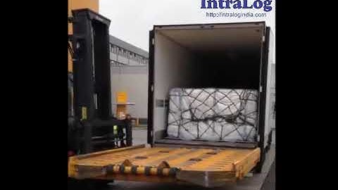 Container Loading Unloading With Master Pallet