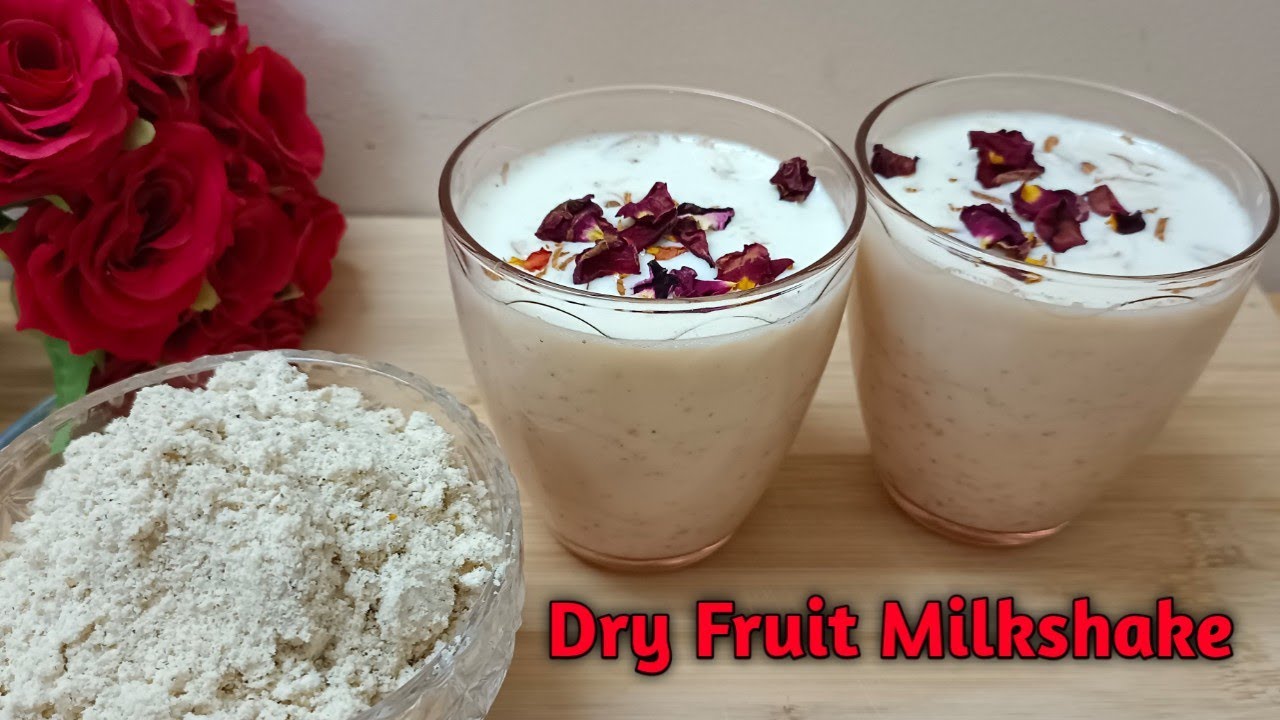 Dry Fruit Milkshake l Easy and Healthy Dry Fruits Milkshake l Immunity
