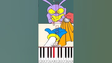 Jax Reaction😱Pomni Easy Magic Trick Tutorial Animation (@pinkorojapan) - Octave Piano Tutorial