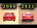 Lightning mcqueen cars evolution in games