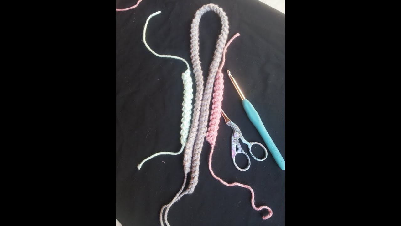 Cordão em croche / Crochet I cord