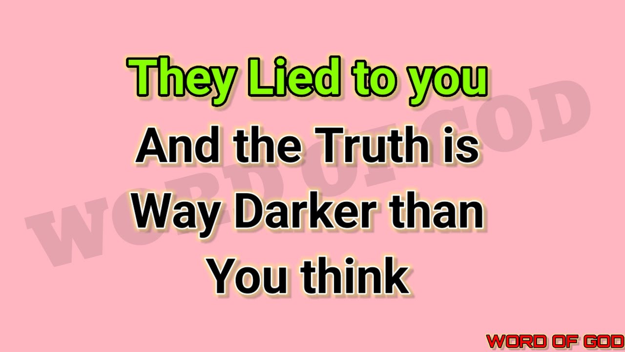 They lied to you — and the truth is way darker than you think. 