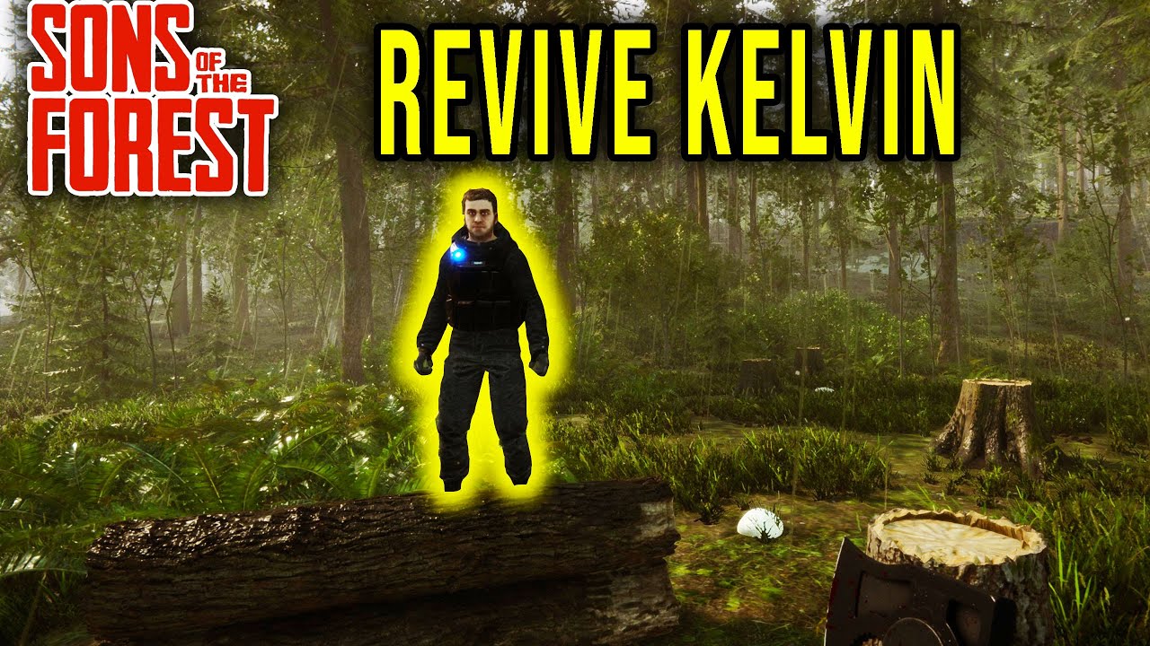 Sons of the Forest Kelvin: How to heal Kelvin, can he die, and do you need  to feed him?