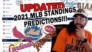 SF or LA Updated 2021 MLB FINAL STANDINGS Playoff Berth Predictions