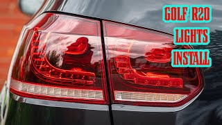 Vw Golf Mk6 Golf R Rear Lights Install