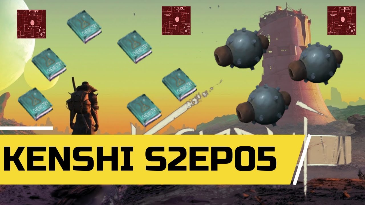 KENSHI TUTO TROUVER LES ANCIENT SCIENCE BOOKS ET LES AI CORES