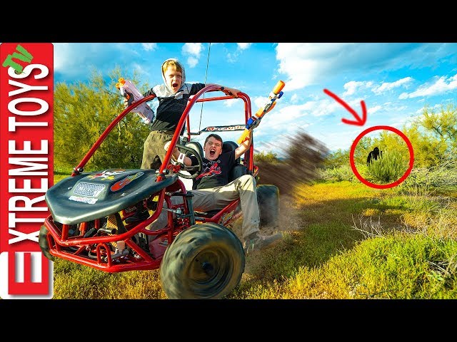 Backyard Mystery Creature Revealed!? Go Kart Ride along with Ethan and Cole. class=