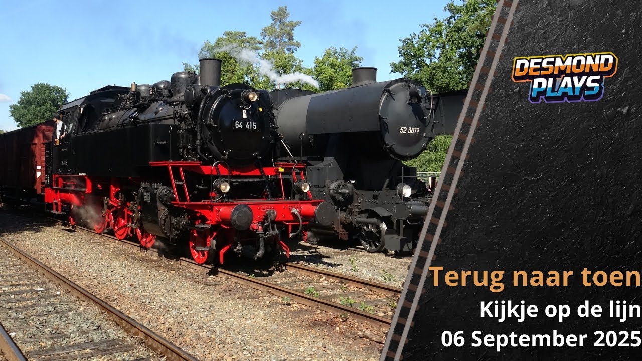 Veluwsche Stoomtrein Maatschappij Terug naar Toen 2025 Zaterdag kijkje op de lijn