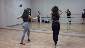 Oksana and Katya. Zouk lady style. Song: Tyrant - Kali Uchis