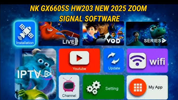 🚀 2025 NK GX6605S HW203 Software Update | New Zoom Signal Working Software | Free Dish Box Update