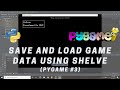 Pygame The Corporate CEO - Save and Load Game Data Using Shelve | #121 (Pygame #3)