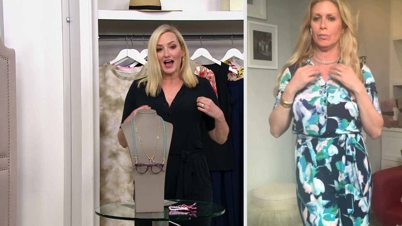 Jennifer Miller x G.I.L.I. S/2 Sunglass & Face Covering Chains on QVC