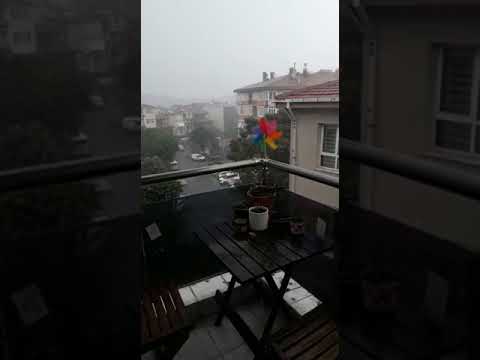 Sağanak yağış (Video: Tolga Öztorun)