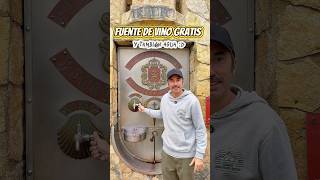 Fuente de vino gratis para los peregrinos, Bodegas Irache en Navarra #curiosidades #vino #vinotinto