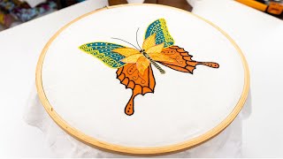 Hand Embroidery Art with Simple Stitches by DIY Stitching