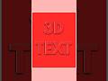 Stunning 3d Text in Canva #canva