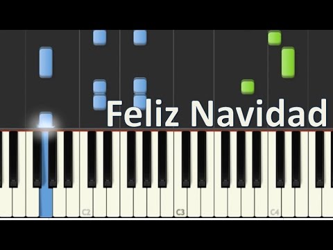 Como Tocar " Feliz Navidad" en Piano / Jose Feliciano / Tutorial - MoroMusicPiano