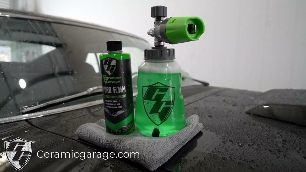 Ceramic Infused SiO2 Hydro Foam Car Wash Soap (Works with Foam Cannon, Foam Gun or Bucket Wash) for Cars (1 Gallon)