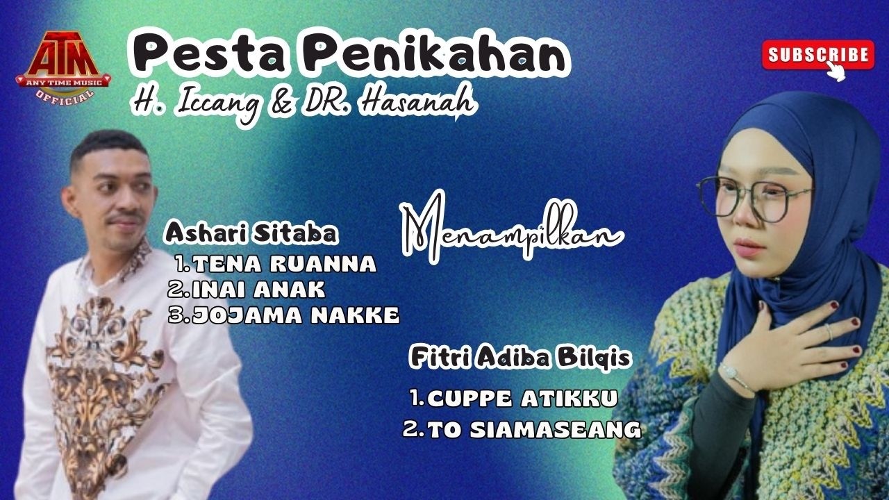 Ashari Sitaba Feat Fitri Adiba Bilqis Dalam Acara Pernikahan H. Iccang & DR. Hasanah di Pangkep