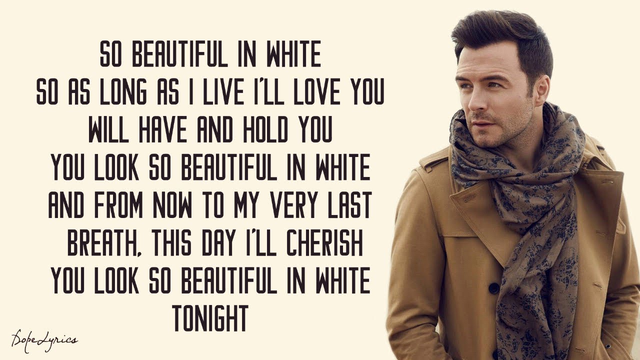 ⁣Beautiful In White - Shane Filan (Lyrics) 🎵