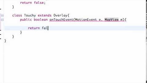 Android Application Development Tutorial   132   MapView Overlay