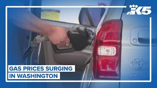 Gas prices increasing rapidly in Washington