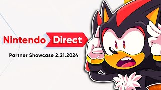 Shadow Reacts To NINTENDO DIRECT PARTNER SHOWCASE! (2/21/2024)