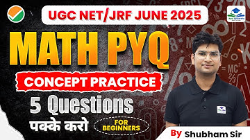 NTA UGC NET Paper 1 Maths | Maths PYQs | Concept Practice | Apni University | By Shubham Sir