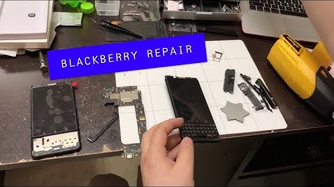 Blackberry Keyone Keyboard Replacement. Repair walkthrough.