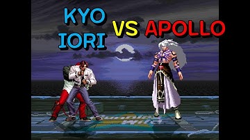 【 MUGEN 】 KYO, IORI vs APOLLO