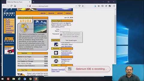 Testing Web Application Using Selenium IDE