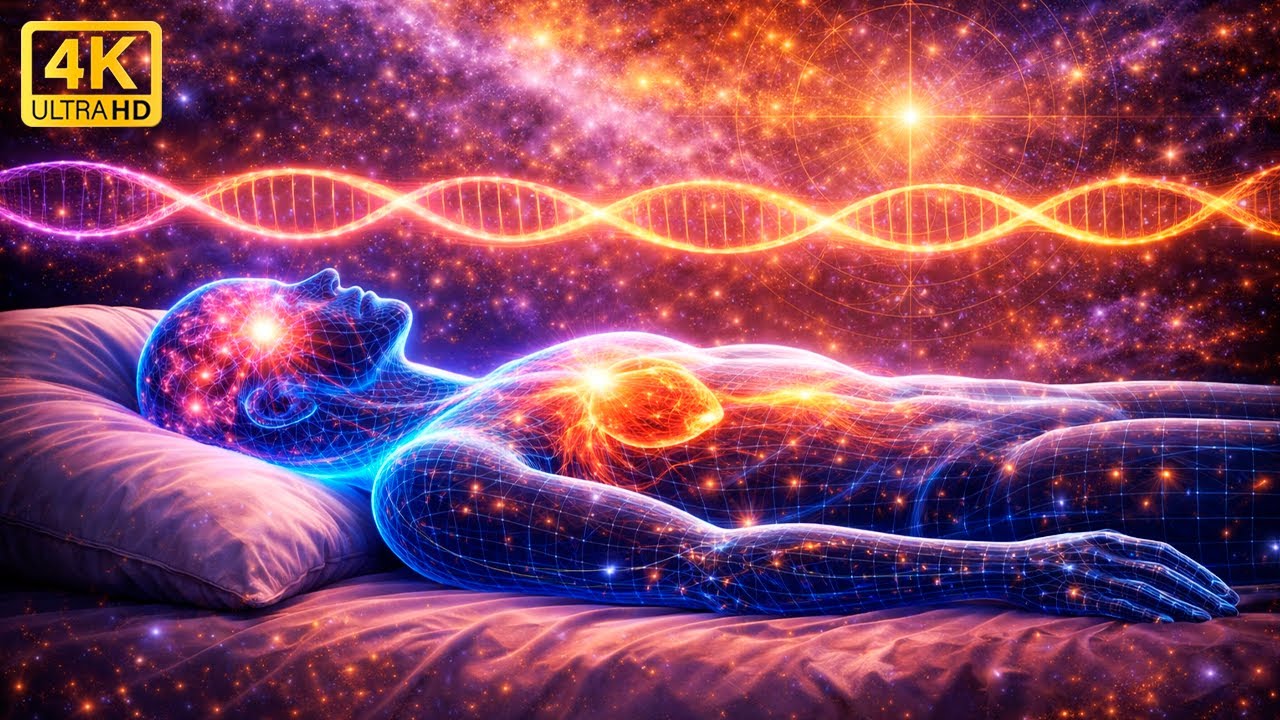 528Hz + 432Hz | The Deepest Healing Sleep: DNA Repair, Heal All Damage In The Body and Spirit #2
