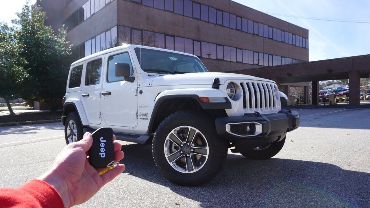 2019 Jeep Wrangler Unlimited Sahara: Start Up, Walkaround, Test Drive and  Review - YouTube