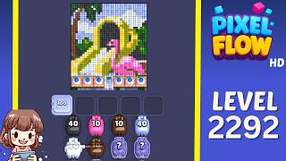 Pixel Flow Level 2292 Solution Walkthrough
