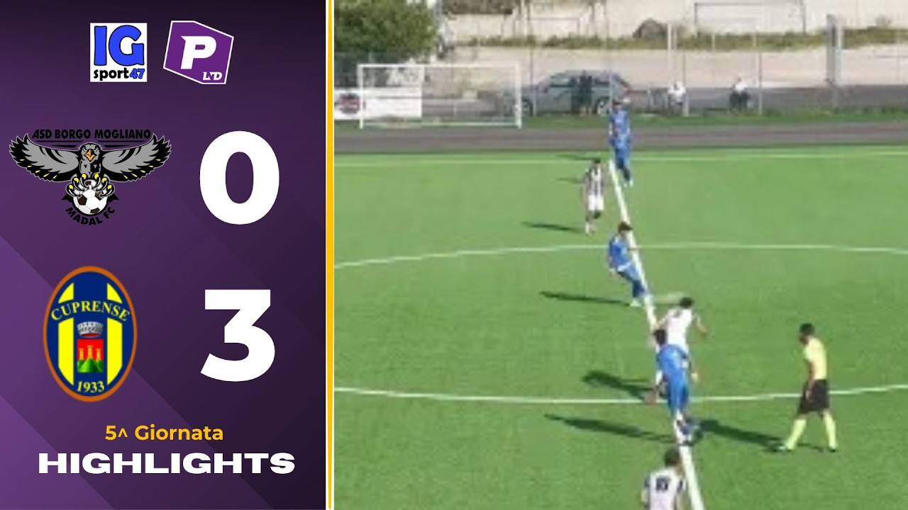 Borgo Mogliano Madal-Cuprense 0-3 (Promozione Girone B)
