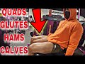 How To Grow Muscle at your gym//LEG WORKOUT Quads, Glutes, Hamstrings, Calves