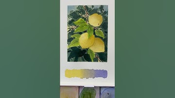 Underpainting with watercolor #watercolorpainting #watercolor #arttutorial #watercolortutorial