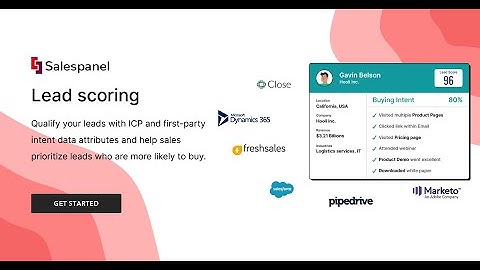 Lead Scoring | Salespanel