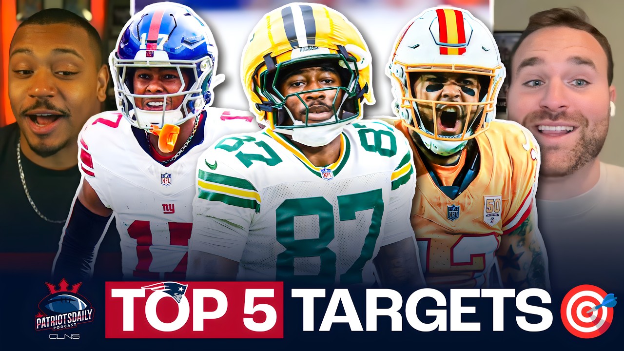 Top 5 Wide Receiver TARGETS for Patriots in Free Agency NOT NAMED Alec Pierce | Patriots Daily