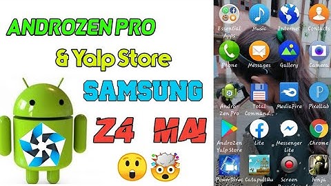 Samsung Z4 Mai Androzen Pro & Yalp Store Install || Payel Tech